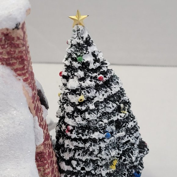 Thomas Kinkade Christmas Village Warm Winter Wishes Family Cottage Horse 1996 90 - Picture 10 of 16